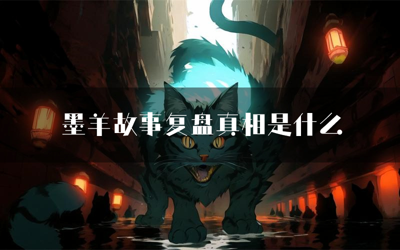 墨羊故事复盘真相是什么(墨羊总共有几个案件)