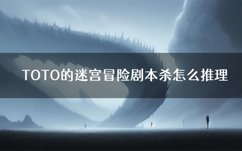 TOTO的迷宫冒险剧本杀怎么推理(TOTO的迷宫冒险凶手任务剧透)