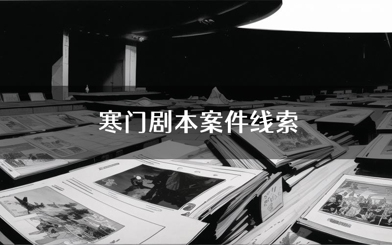 寒门剧本案件线索(寒门结局故事复盘)