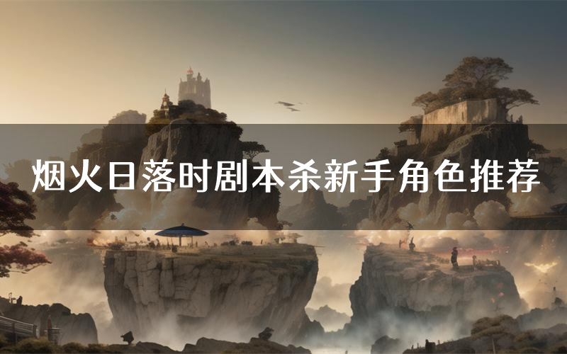 烟火日落时剧本杀新手角色推荐(烟火日落时凶手位是谁)