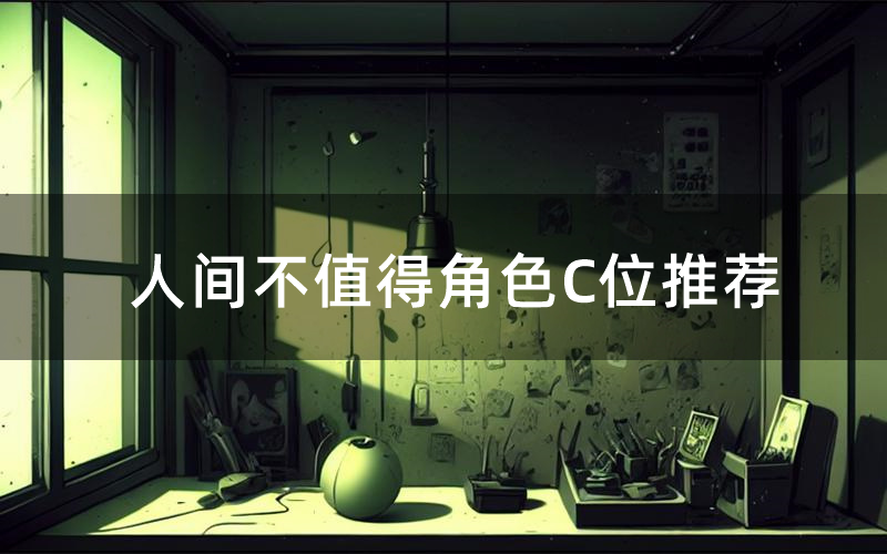 人间不值得角色C位推荐（人间不值得剧本杀真相剧透）