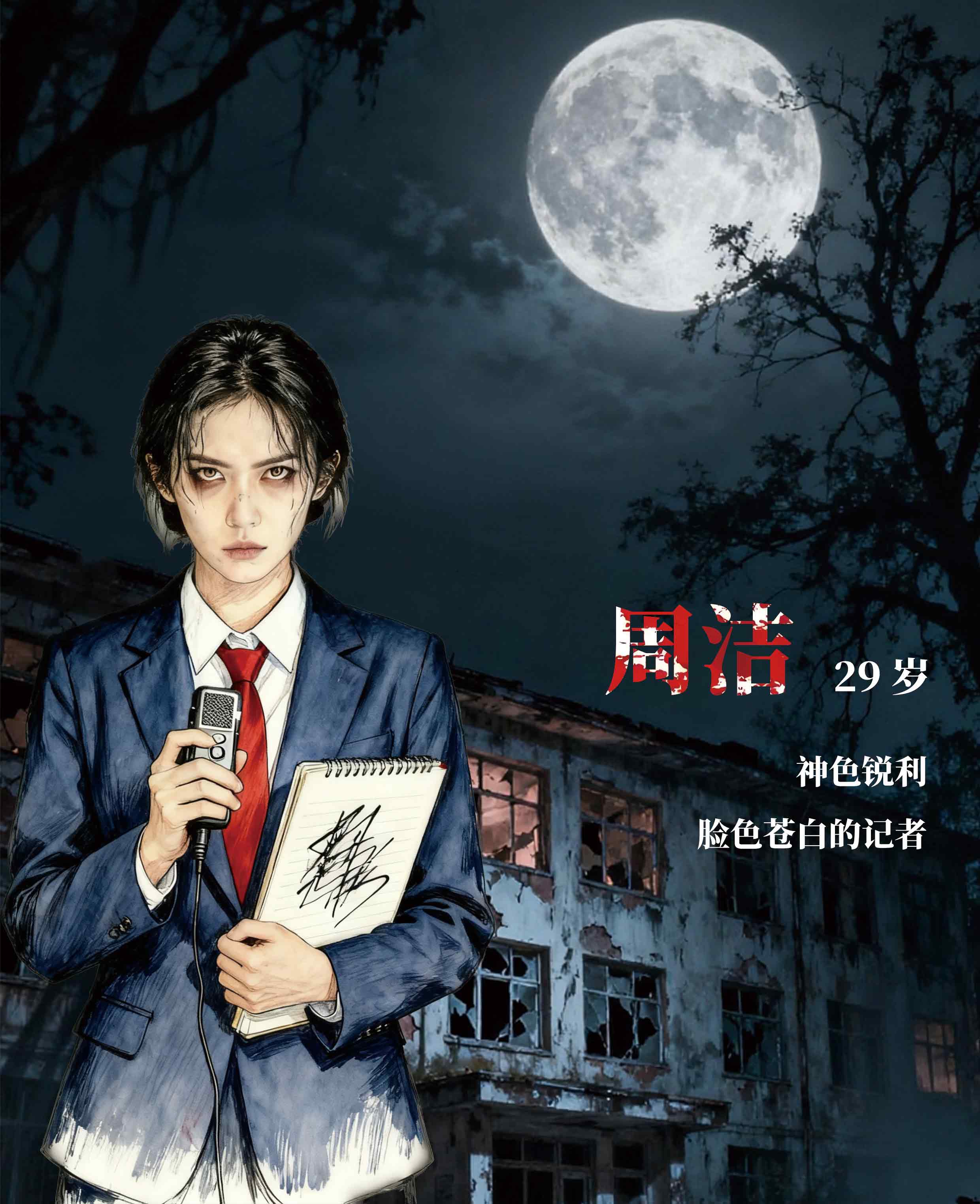 虹光医院怪谈剧本杀角色：周洁