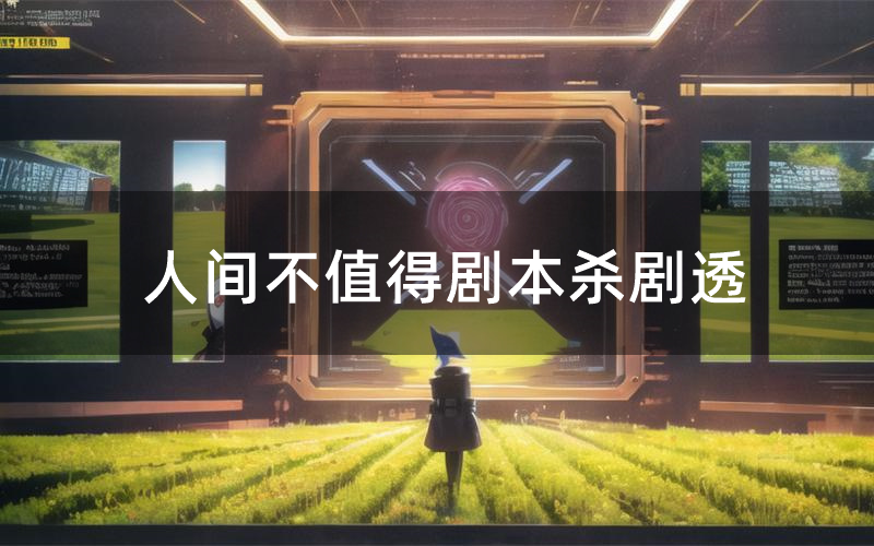 人间不值得剧本杀剧透（人间不值得角色CP测评）