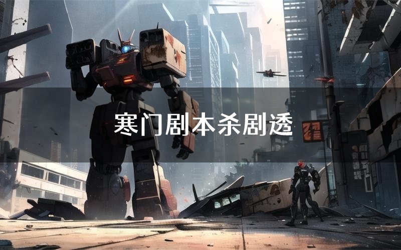 寒门剧本杀剧透（寒门角色CP测评）