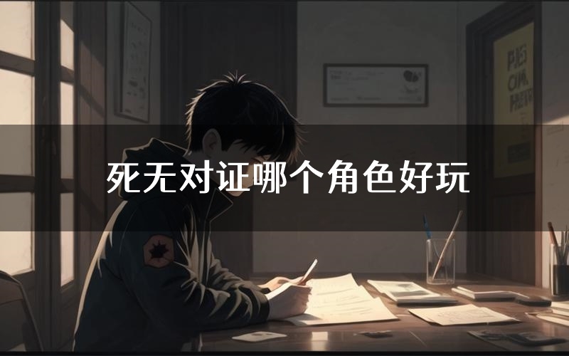 死无对证哪个角色好玩(死无对证值得玩吗)