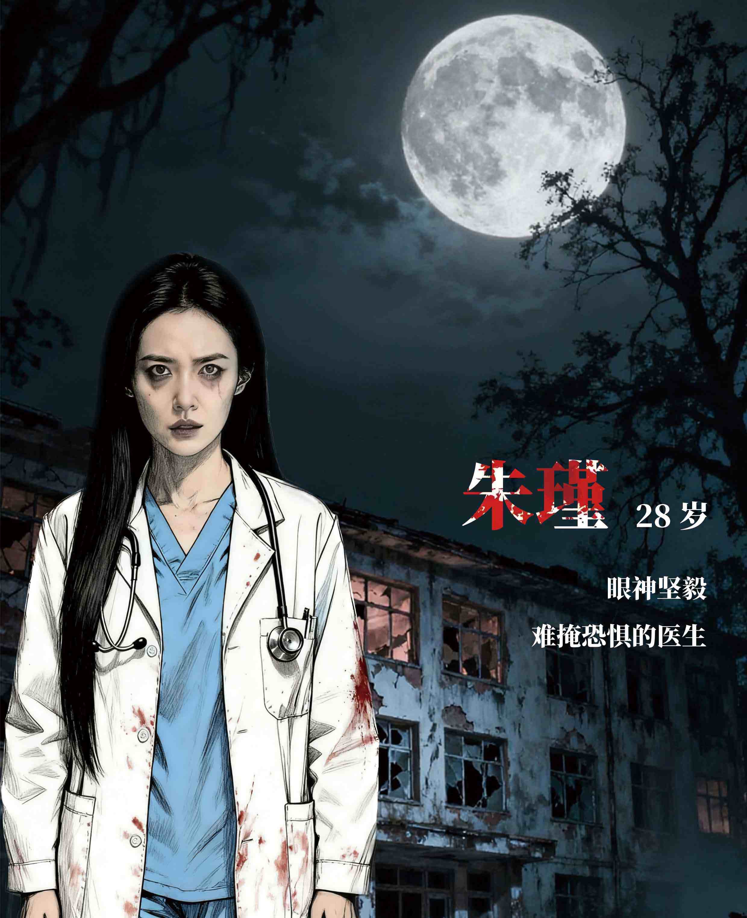 虹光医院怪谈剧本杀角色：朱瑾