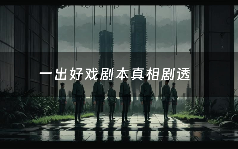 一出好戏剧本真相剧透(一出好戏剧本杀故事复盘)