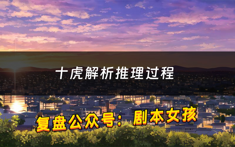 十虎解析推理过程(十虎剧本测评)