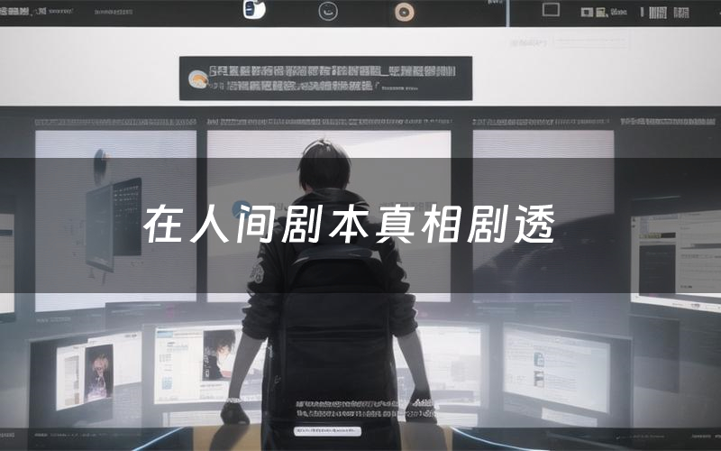 在人间剧本真相剧透(在人间剧本杀故事复盘)