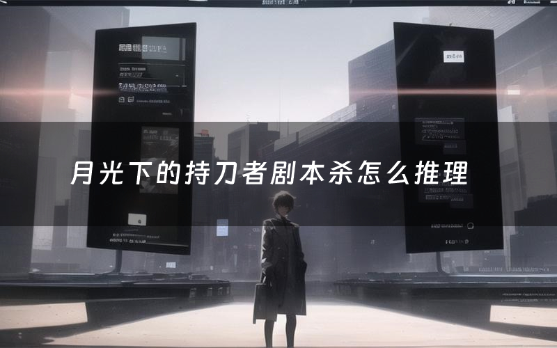 月光下的持刀者剧本杀怎么推理(月光下的持刀者凶手是谁剧透)