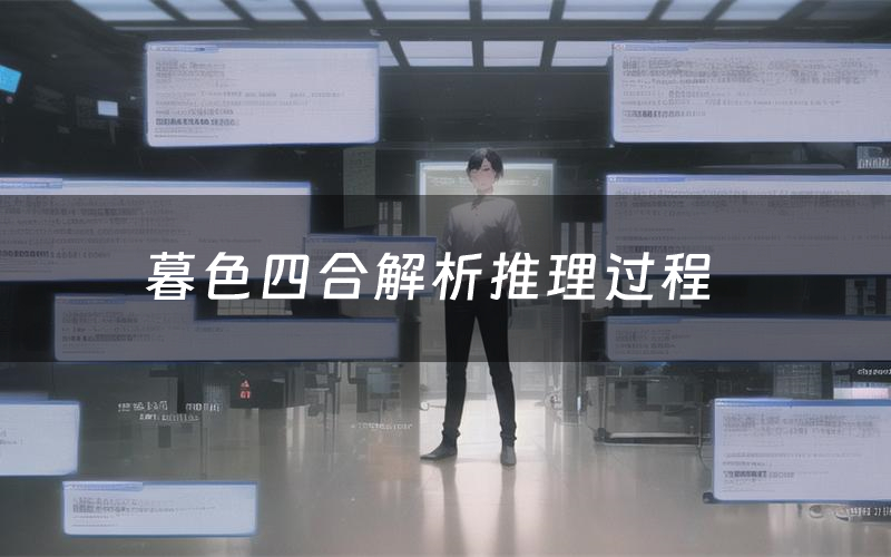暮色四合解析推理過程（暮色四合劇本測評）