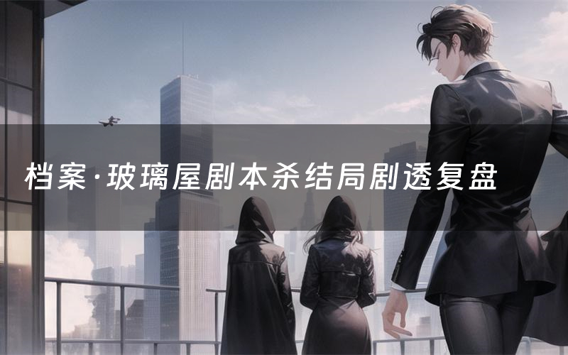 档案·玻璃屋剧本杀结局剧透复盘(档案·玻璃屋测评真相是什么)